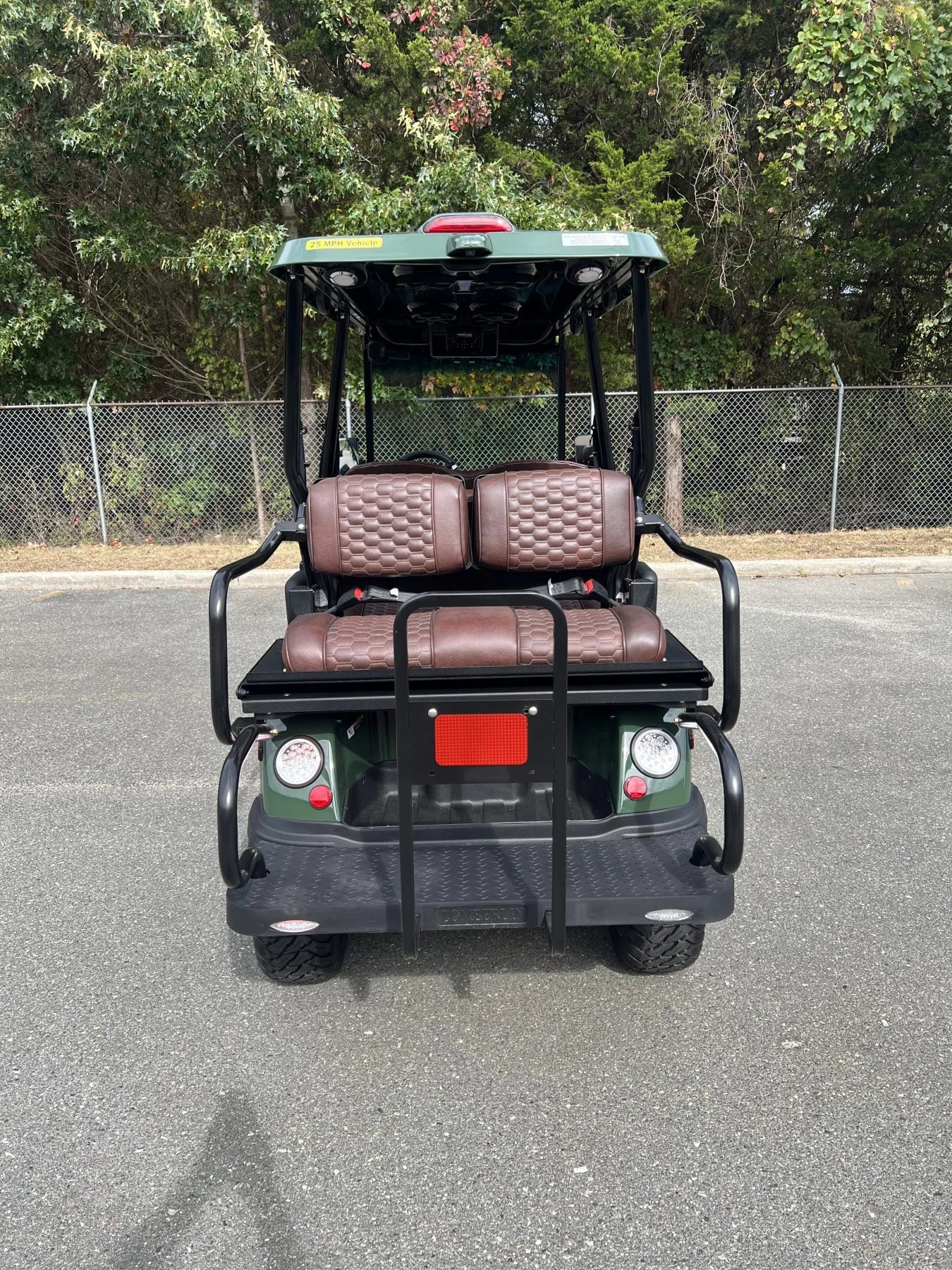 Green 2023 Tomberlin E4 Ghosthawk Defender Golf Cart for Sale image 12