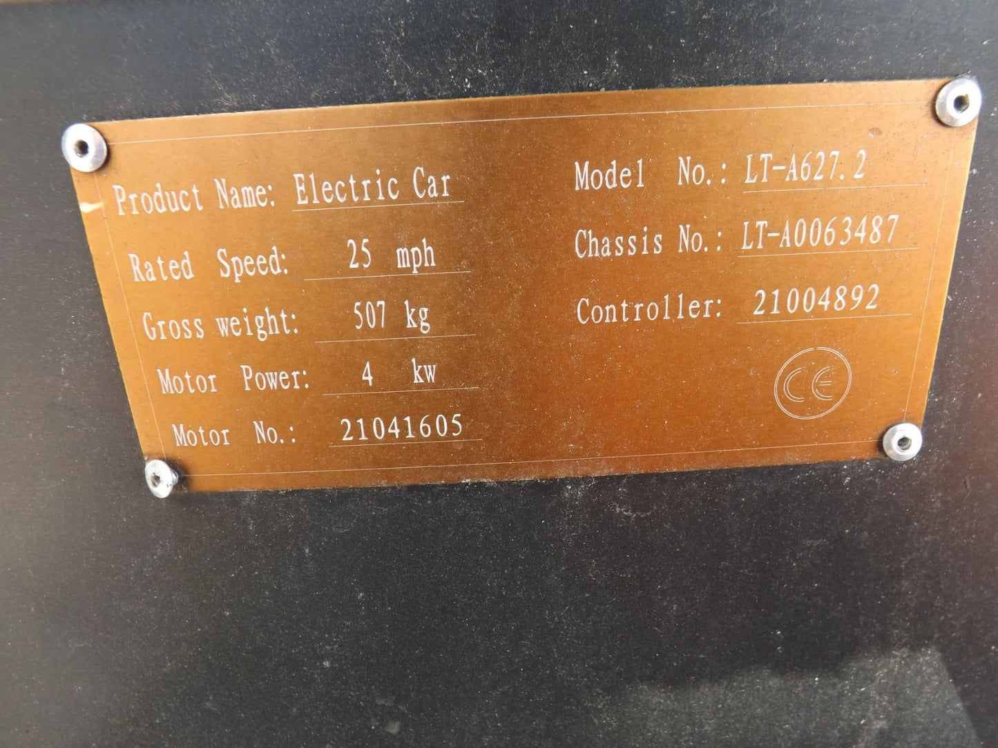 Orange 2022 Advanced EV AEV 2 Golf Cart for Sale image 17