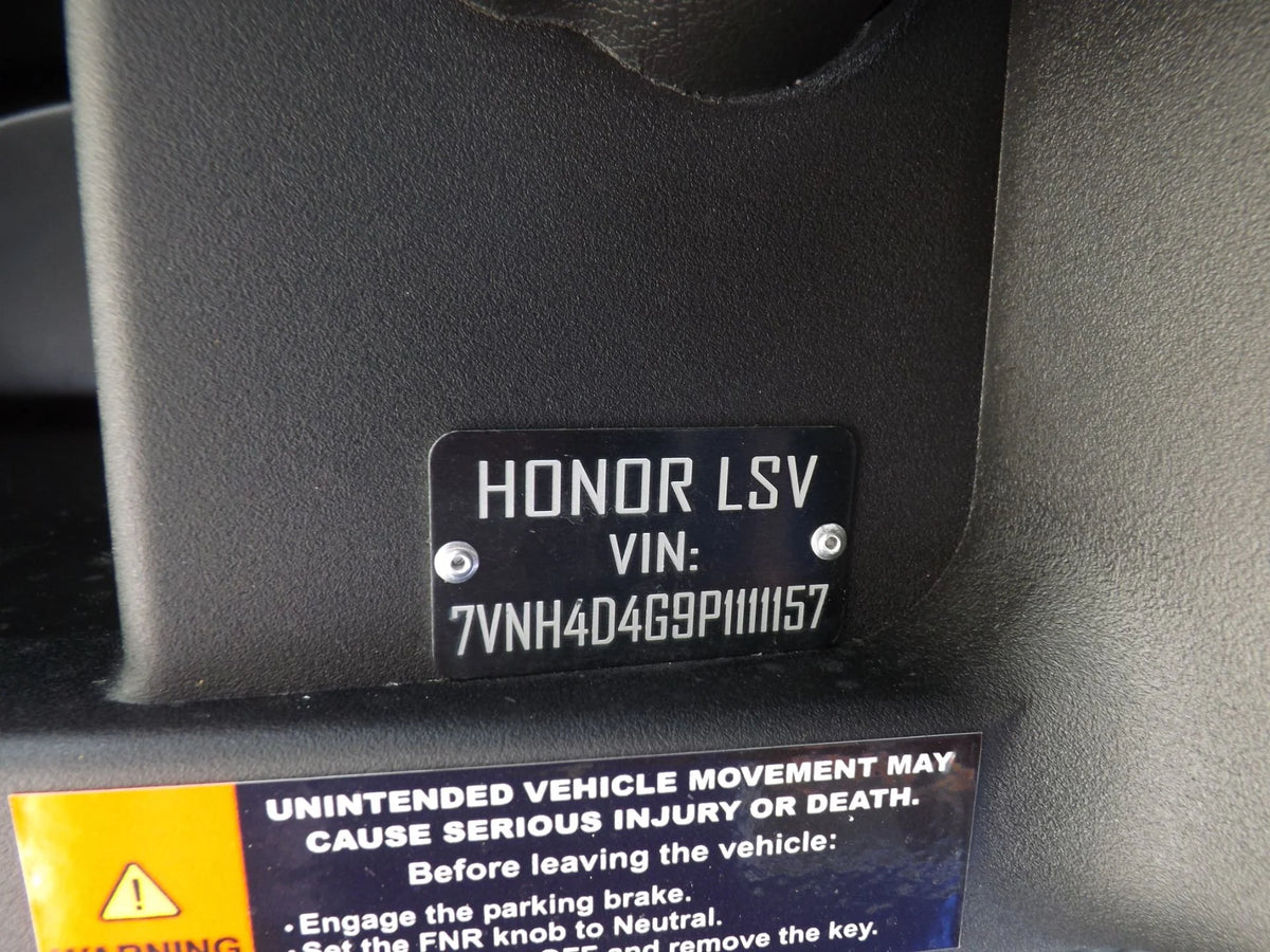 Blue 2023 HONOR LSV 2+2 G1 Lifted Lithium Golf Cart for Sale image 19