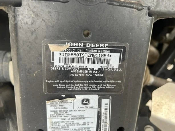 2013 John Deere Gator RSX 850i 4x4 Gas For Sale image 5