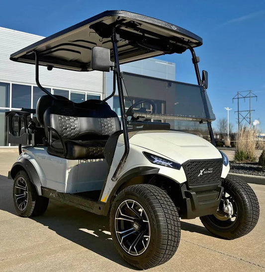 White 2024 MadJax X-Series 4 Golf Cart for Sale image 0