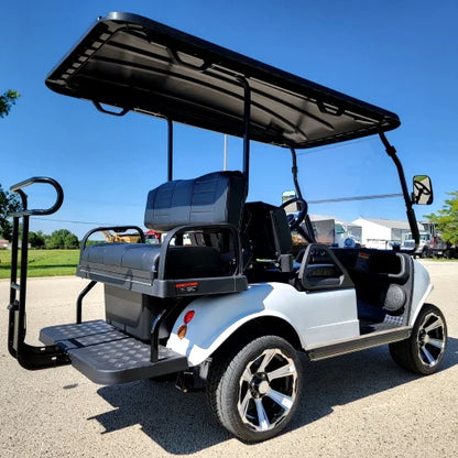 2024 Evolution 48v Lithium Electric Golf Cart with Custom Rims & Flip Seat image 5