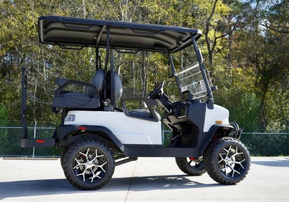 White 2025 Denago EV Nomad XL Golf Cart for Sale image 2