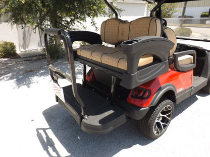 Red 2024 HONOR LSV 2+2 G1 Lifted Lithium Golf Cart for Sale image 12
