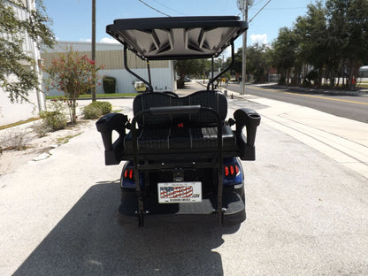 Blue 2023 HONOR LSV 2+2 G1 Lifted Lithium Golf Cart for Sale image 3