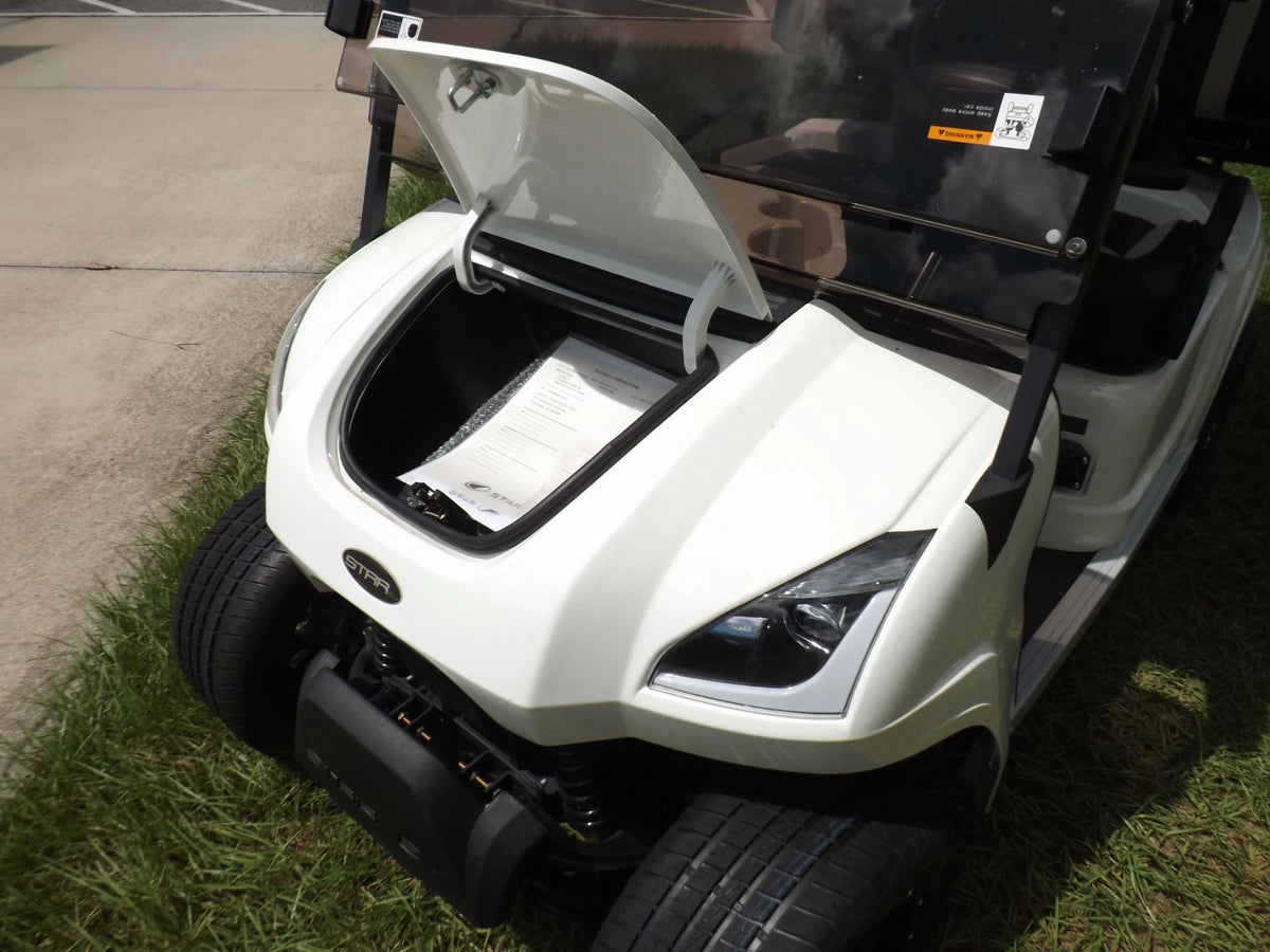 White 2023 Star EV SIRIUS 2+2 Golf Cart for Sale image 7