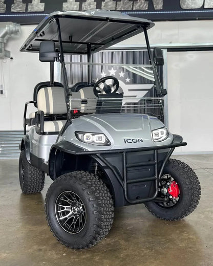 Gray 2024 Icon EV I40L Golf Cart for Sale image 0