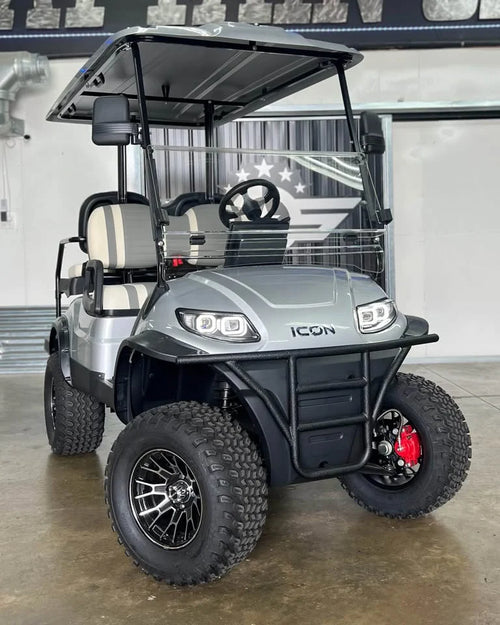 Gray 2024 Icon EV I40L Golf Cart for Sale image 0