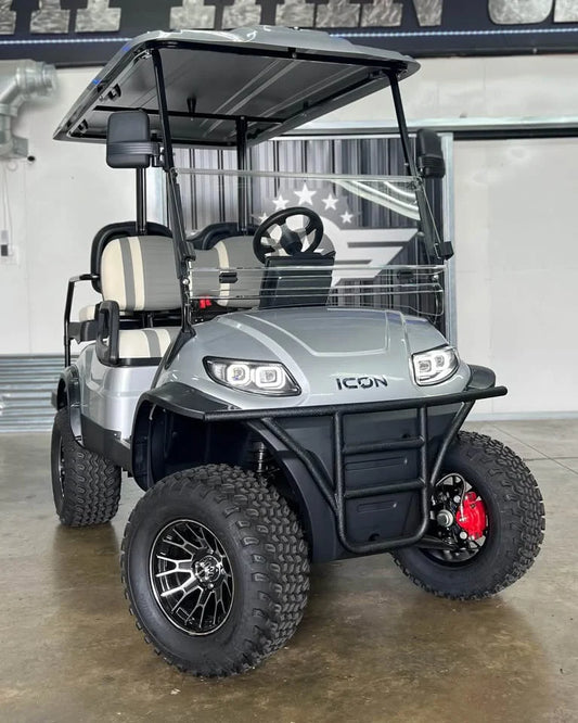 Gray 2024 Icon EV I40L Golf Cart for Sale image 0