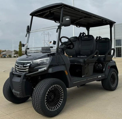 Black 2025 Epic E40FX Golf Cart for Sale image 0
