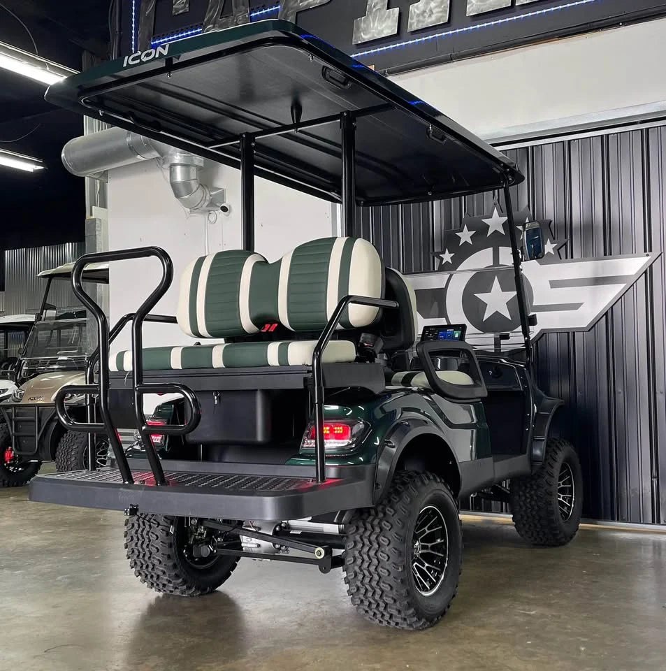 Green 2024 Icon EV I40L Golf Cart for Sale image 6