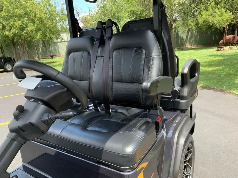 Black 2024 EVolution D5 Ranger 2+2 Golf Cart for Sale image 4