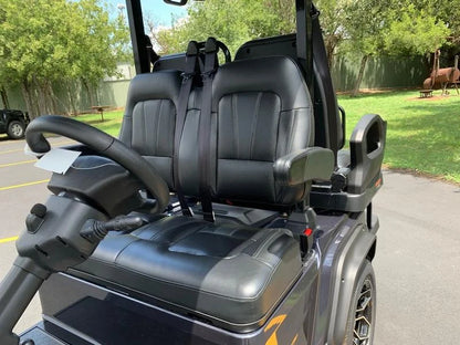 Black 2024 EVolution D5 Ranger 2+2 Golf Cart for Sale image 4