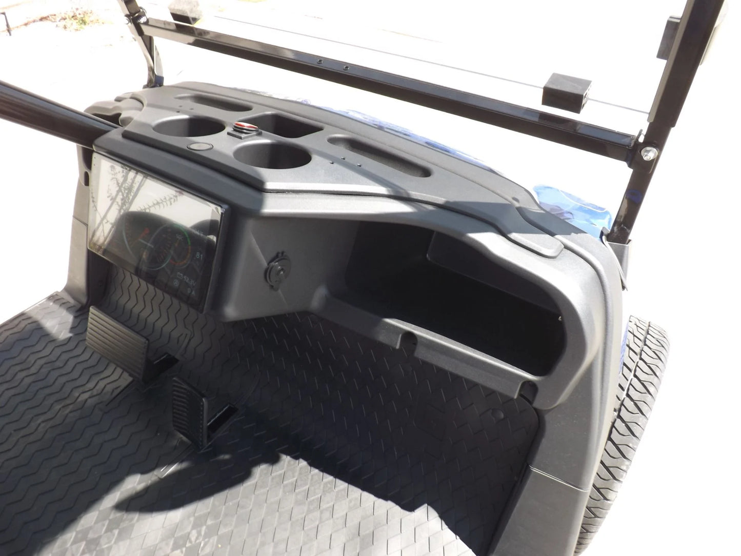 Blue 2023 HONOR LSV 2+2 G1 Lifted Lithium Golf Cart for Sale image 7