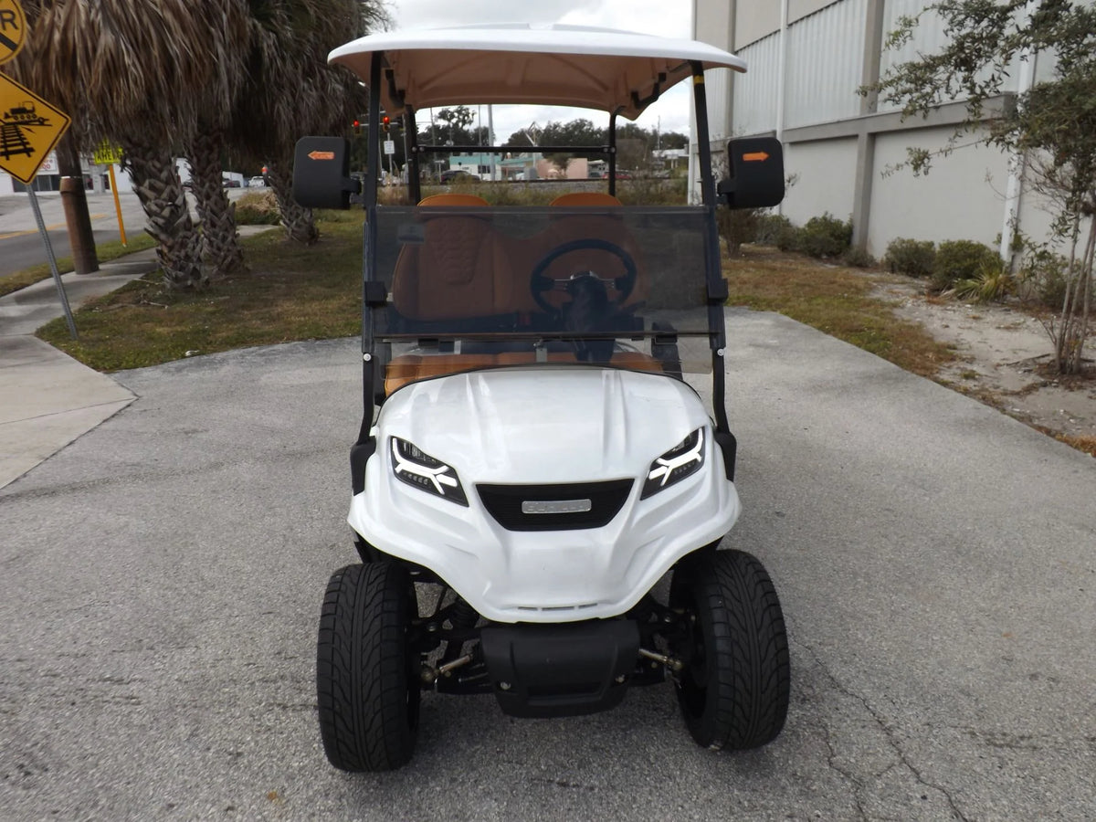 White 2024 GORILLA G2 LI 2 Pass Lithium Golf Cart for Sale image 1