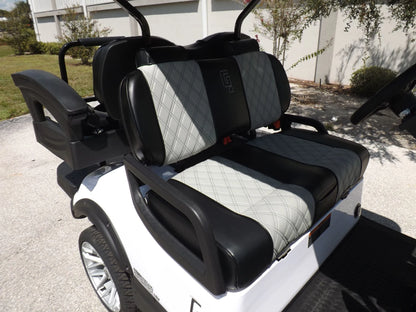 White 2023 HONOR LSV 2+2 G1 Lifted Lithium Golf Cart for Sale image 10