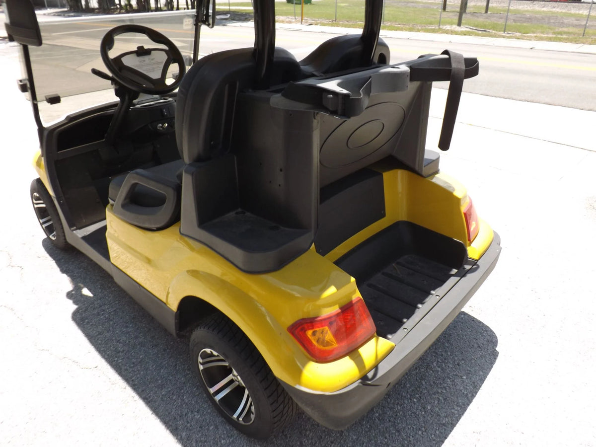 Yellow 2022 Advanced EV AEV 2 Golf Cart for Sale image 13
