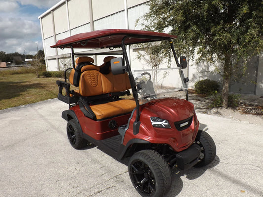 Red 2024 GORILLA G4 LI 4 Pass Lithium Golf Cart for Sale image 0