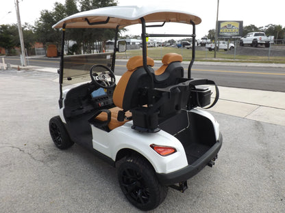White 2024 GORILLA G2 LI 2 Pass Lithium Golf Cart for Sale image 4