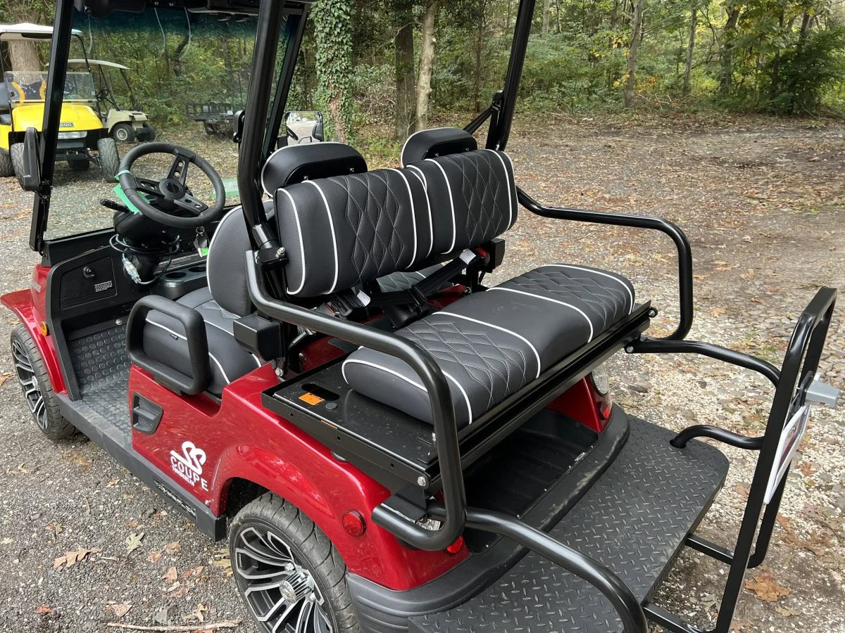 Red 2023 Tomberlin E2 SS Coupe Golf Cart for Sale image 5