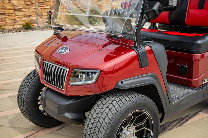 Red 2024 EVolution D5 Ranger 2+2 Golf Cart for Sale image 9