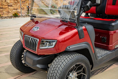 Red 2024 EVolution D5 Ranger 2+2 Golf Cart for Sale image 9