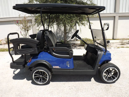 Blue 2023 HONOR LSV 2+2 G1 Lifted Lithium Golf Cart for Sale image 2