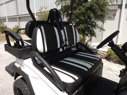 White 2022 Bintelli BEYOND 4P Lifted Golf Cart for Sale image 11