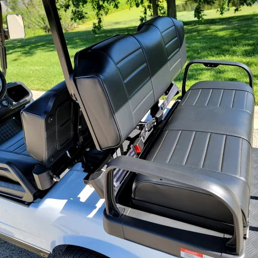 2024 Evolution 48v Lithium Electric Golf Cart with Custom Rims & Flip Seat image 8