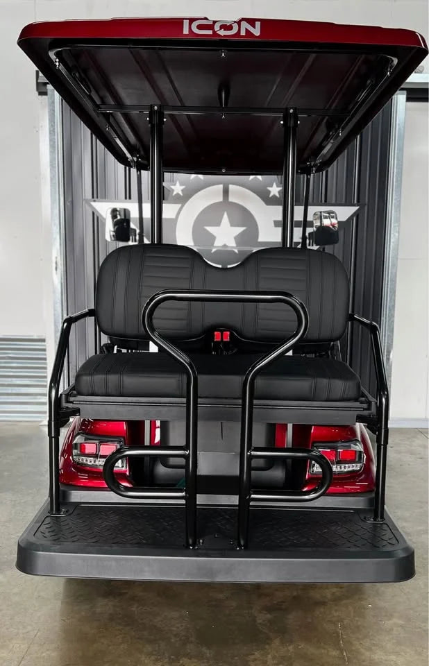 Red 2024 Icon EV I40 Golf Cart for Sale image 6