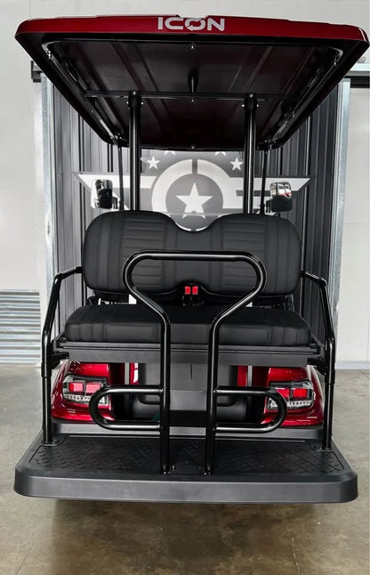 Red 2024 Icon EV I40 Golf Cart for Sale image 6