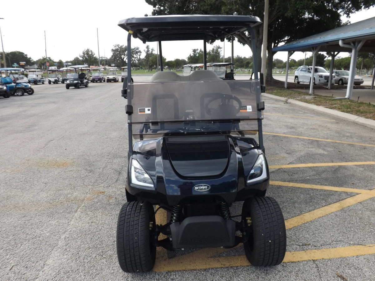 Black 2024 Star EV SIRIUS 4 Forward Lithium Golf Cart for Sale image 1