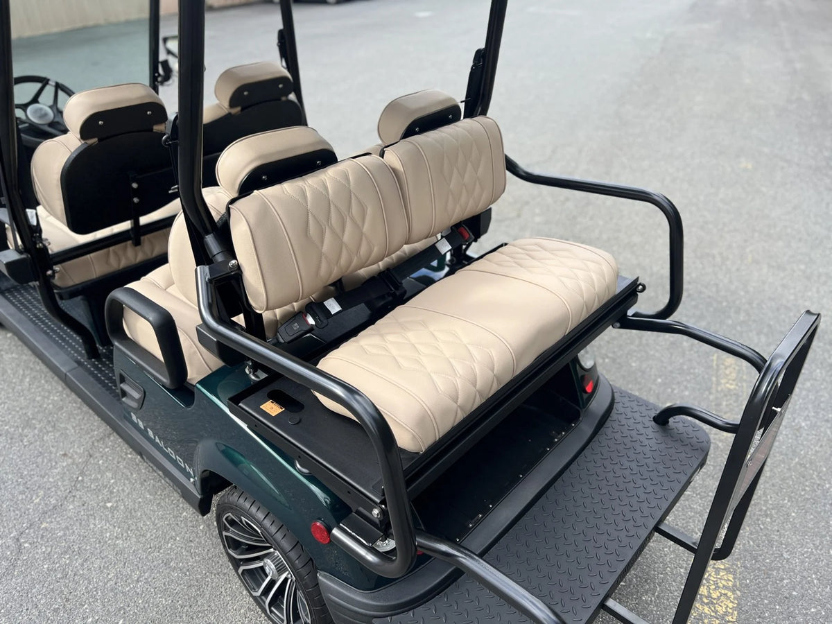 Green 2023 Tomberlin Saloon Golf Cart for Sale image 9