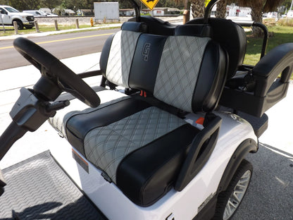 White 2023 HONOR LSV 2+2 G1 Lifted Lithium Golf Cart for Sale image 15