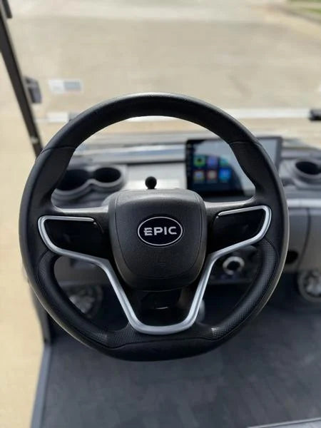 Black 2025 Epic E40FX Golf Cart for Sale image 9