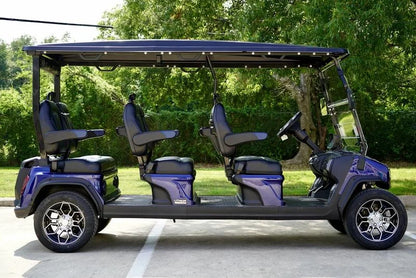 Blue 2024 EVolution D5 Ranger 6 Golf Cart for Sale image 5
