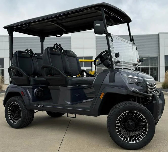 Blue 2025 Epic E40FX Golf Cart for Sale image 3