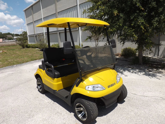 Yellow 2022 Advanced EV AEV 2 Golf Cart for Sale image 0