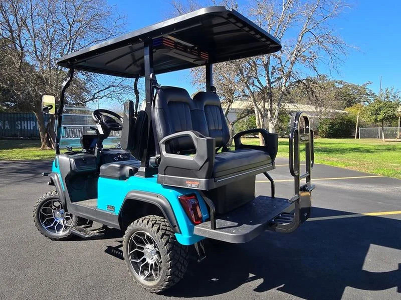 Blue 2025 EVolution D5 Maverick 2+2 Golf Cart for Sale image 3