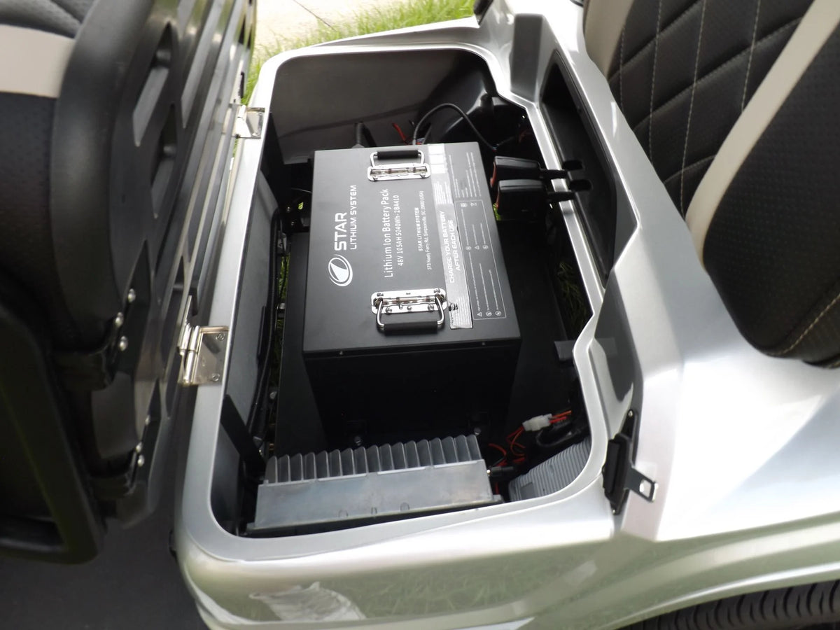 Light Metallic 2023 Star EV SIRIUS 2+2 Golf Cart for Sale image 19