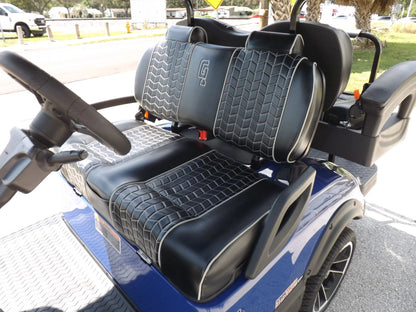Blue 2023 HONOR LSV 2+2 G1 Lifted Lithium Golf Cart for Sale image 15