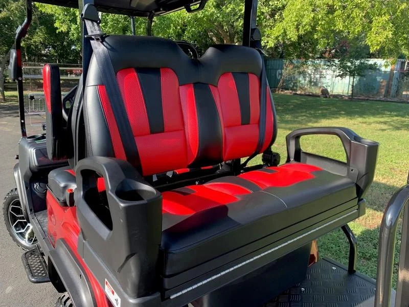 Red 2024 EVolution D5 Maverick 2+2 Golf Cart for Sale image 4