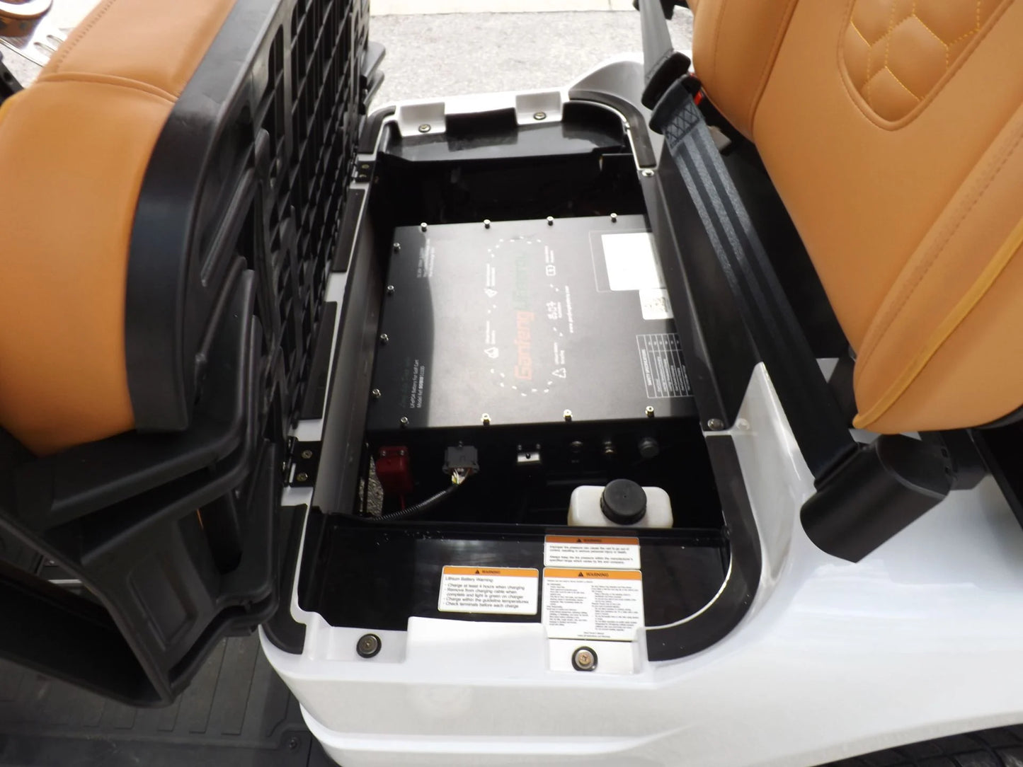 White 2024 GORILLA G2 LI 2 Pass Lithium Golf Cart for Sale image 16