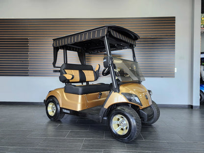 Gold 2021 Yamaha Drive 2 QuieTech EFI Golf Cart for Sale image 0