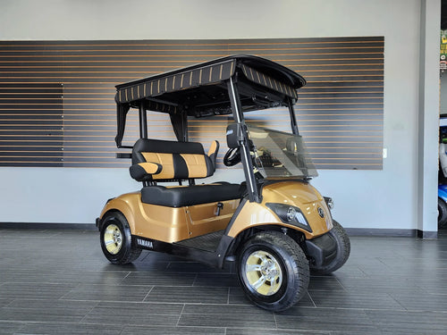 Gold 2021 Yamaha Drive 2 QuieTech EFI Golf Cart for Sale image 0