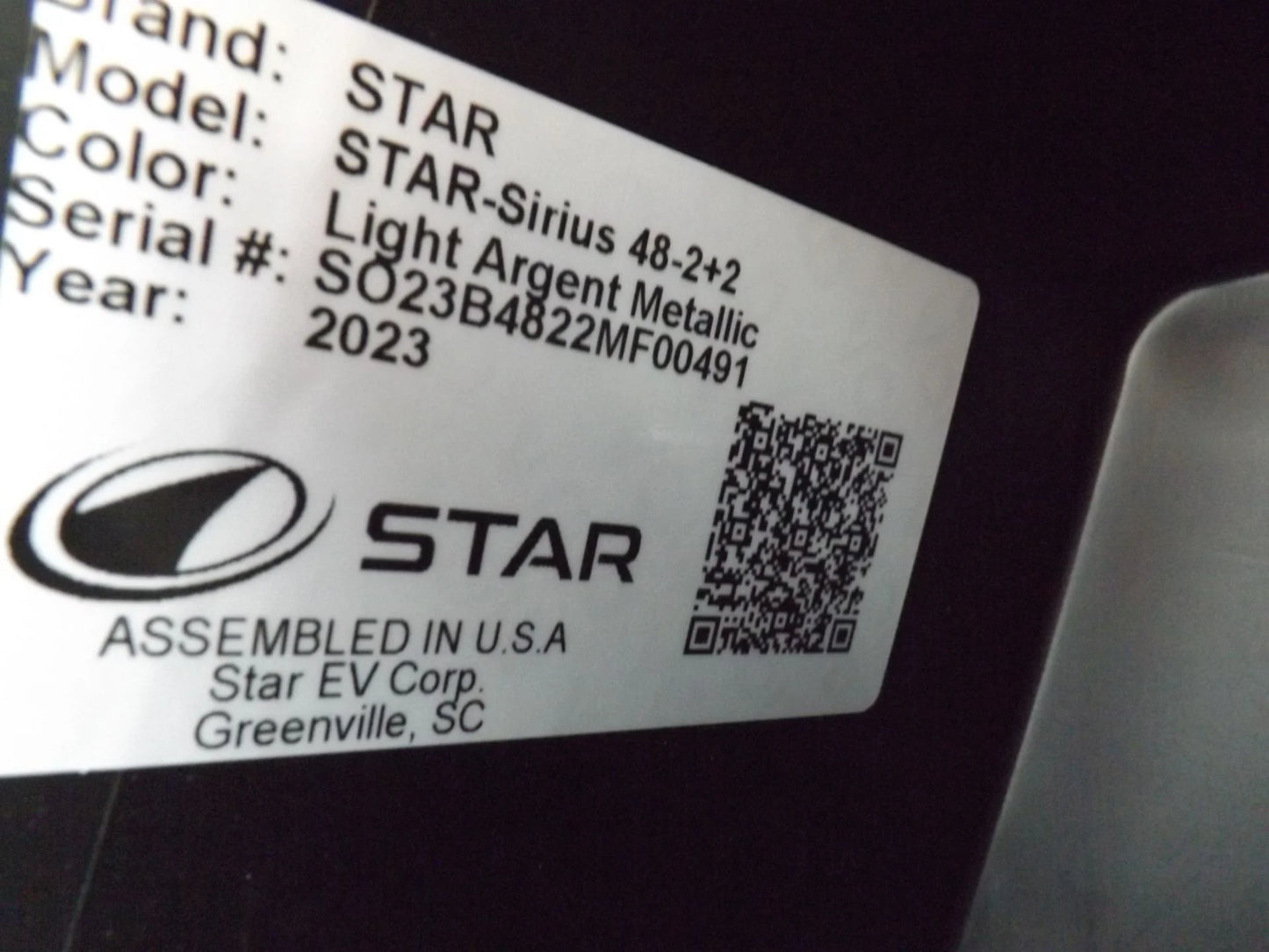 Light Metallic 2023 Star EV SIRIUS 2+2 Golf Cart for Sale image 21