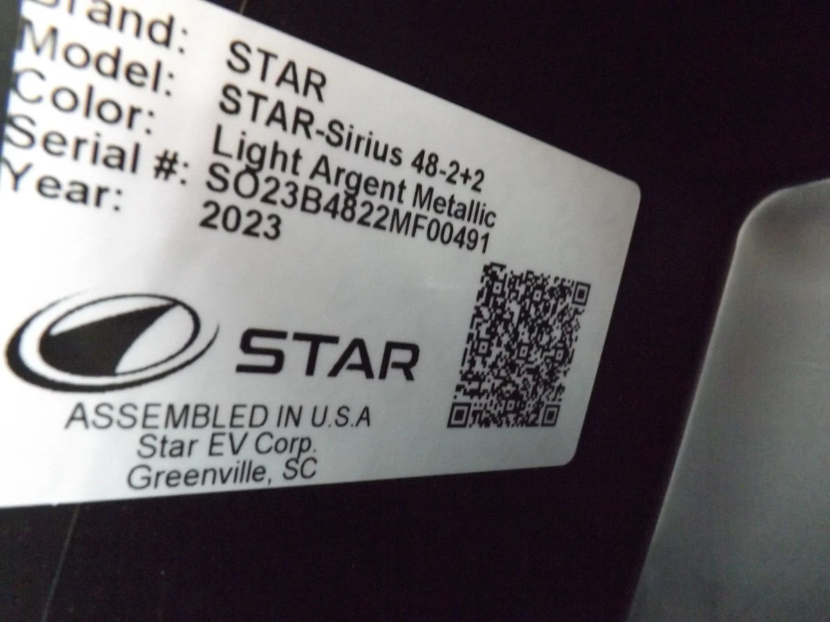Light Metallic 2023 Star EV SIRIUS 2+2 Golf Cart for Sale image 21