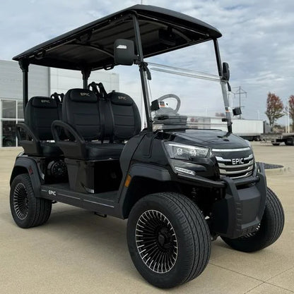 Black 2025 Epic E40FX Golf Cart for Sale image 1