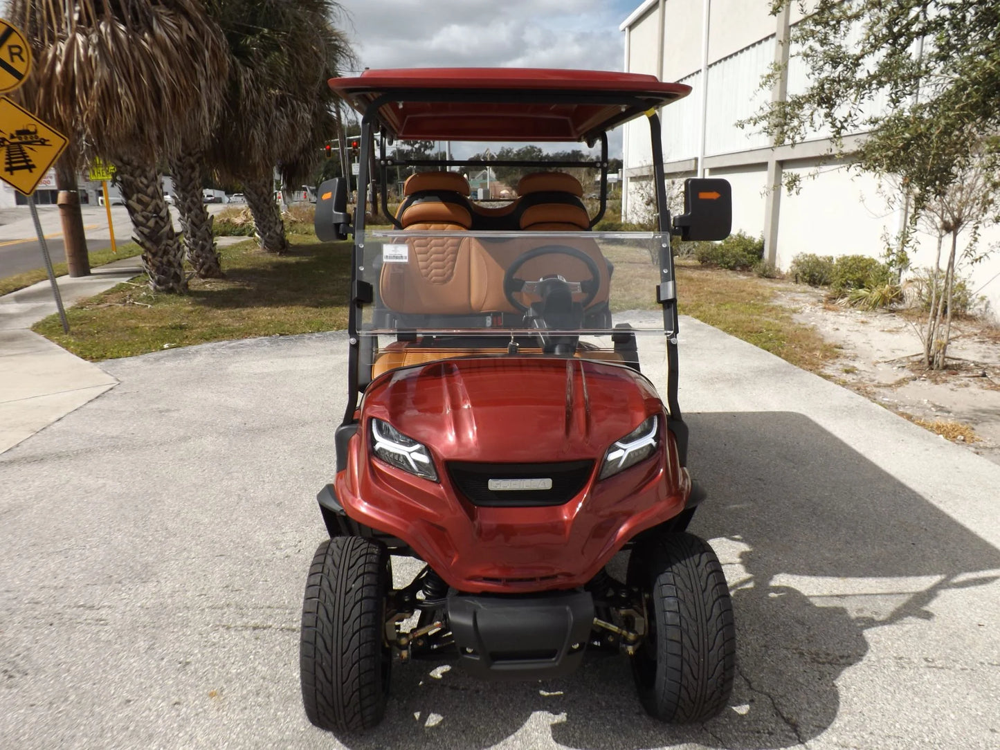 Red 2024 GORILLA G4 LI 4 Pass Lithium Golf Cart for Sale image 1