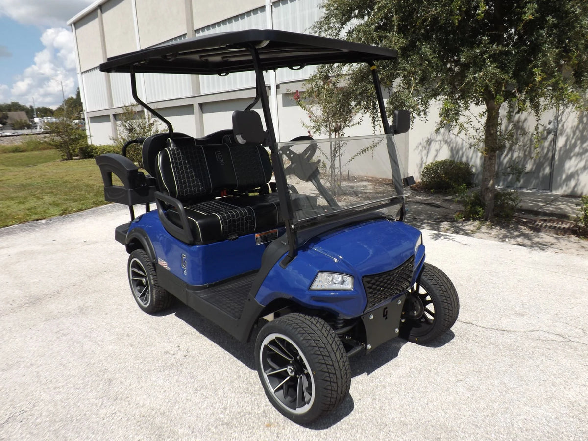 Blue 2023 HONOR LSV 2+2 G1 Lifted Lithium Golf Cart for Sale image 0